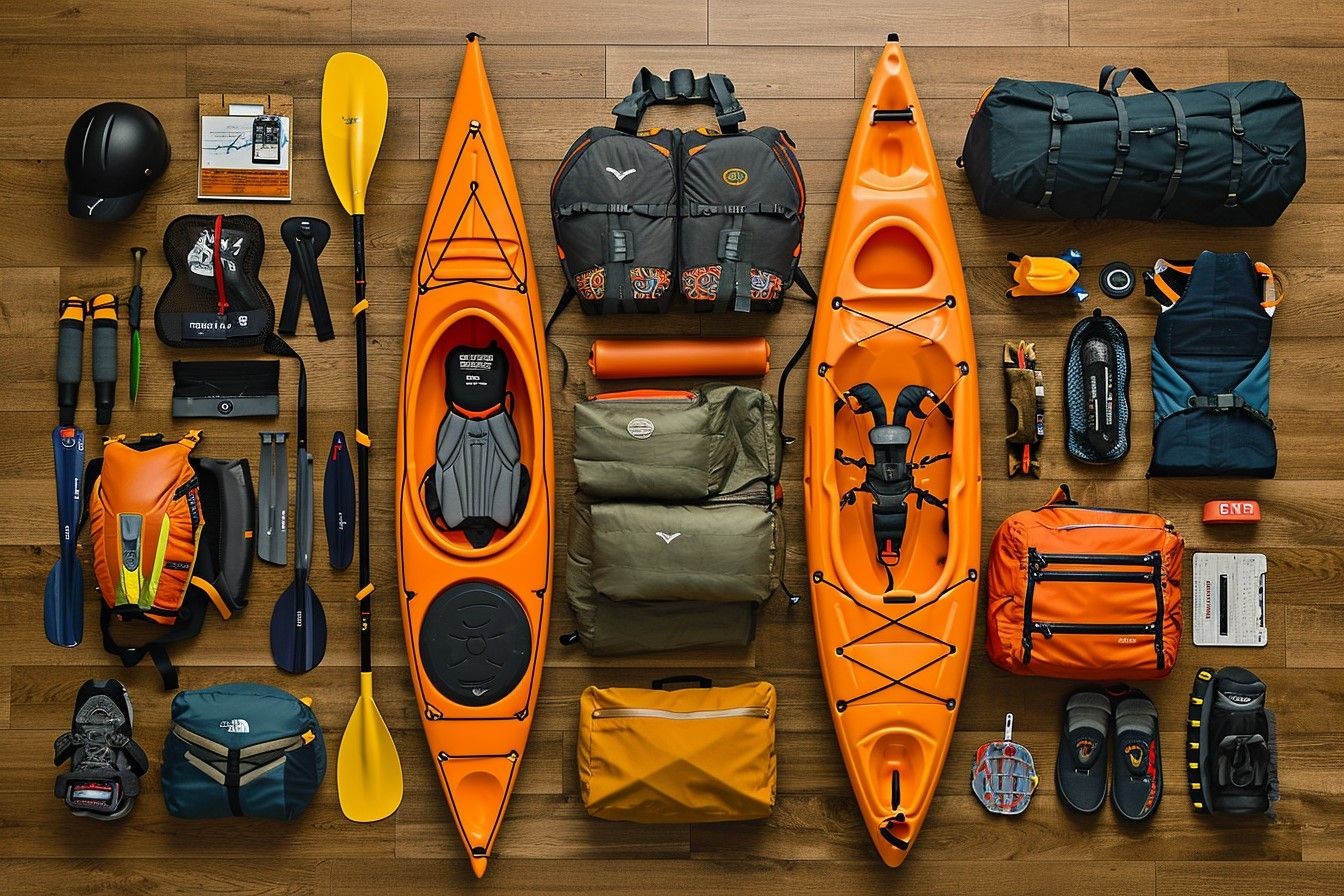 Fishing and hunting equipment Kayaks, paddleboards, and bicycles Climbing gear and other adventure sports equipment